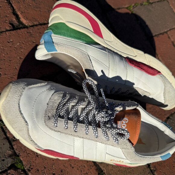 GOLA - Women's US9 Colorblock Suede Sneakers Trident Trainers - Picture 5 of 6